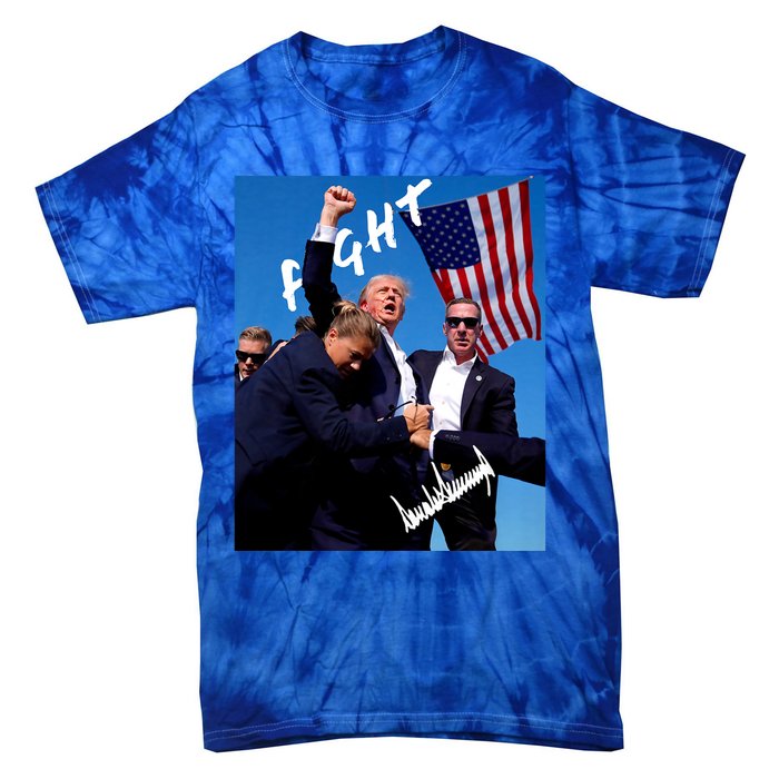 Donald J. Trump Trump 2024 Signature Edition Tie-Dye T-Shirt