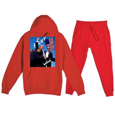 Donald J. Trump Trump 2024 Signature Edition Premium Hooded Sweatsuit Set