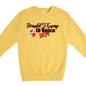 Donald J Trump Jd Vance 2024 Premium Crewneck Sweatshirt