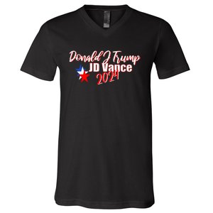 Donald J Trump Jd Vance 2024 V-Neck T-Shirt