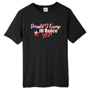 Donald J Trump Jd Vance 2024 Tall Fusion ChromaSoft Performance T-Shirt