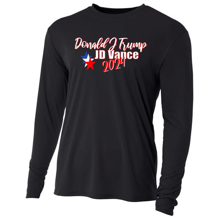 Donald J Trump Jd Vance 2024 Cooling Performance Long Sleeve Crew