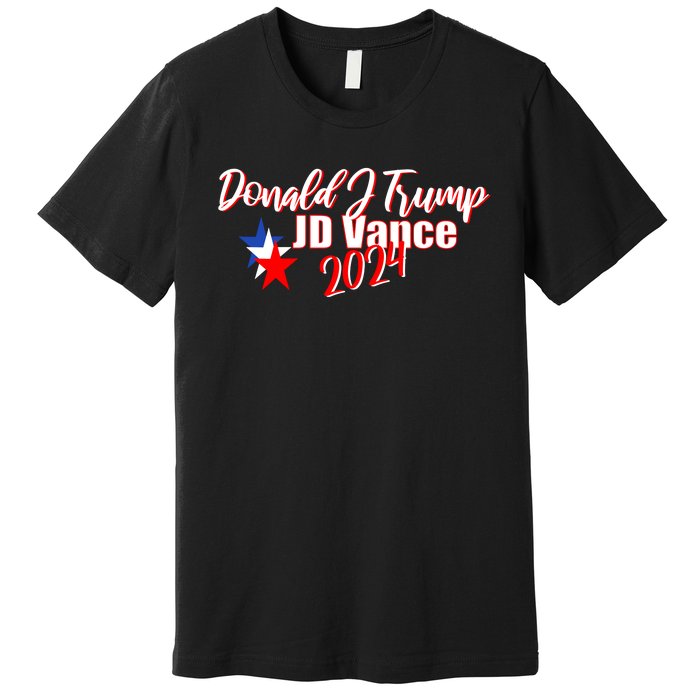 Donald J Trump Jd Vance 2024 Premium T-Shirt