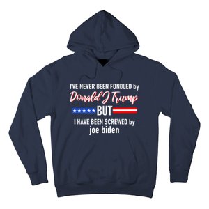 Donald J Trump 2024 Tired Of Being Screwed By Joe Biden Hoodie