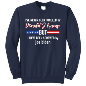 Donald J Trump 2024 Tired Of Being Screwed By Joe Biden Sweatshirt