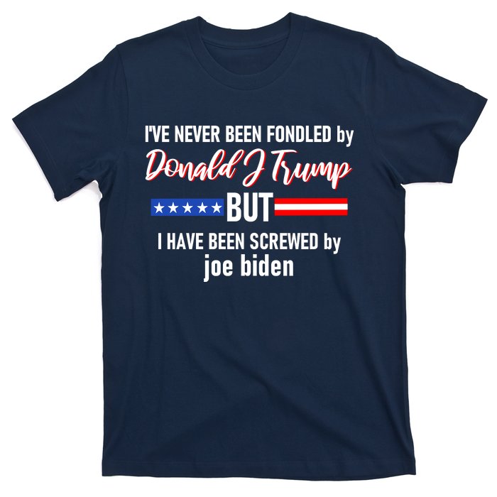 Donald J Trump 2024 Tired Of Being Screwed By Joe Biden T-Shirt