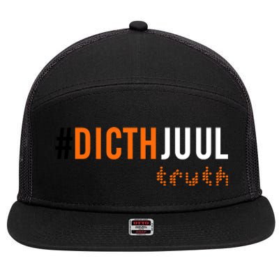 Ditch Juul Truth 7 Panel Mesh Trucker Snapback Hat