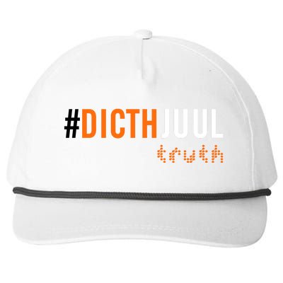 Ditch Juul Truth Snapback Five-Panel Rope Hat