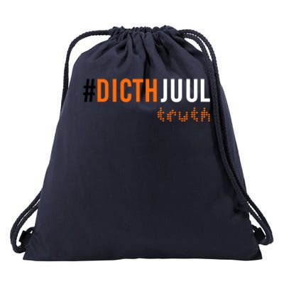 Ditch Juul Truth Drawstring Bag