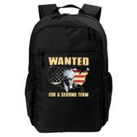 Donald J. Trump Wanted For Second Term Daily Commute Backpack