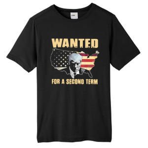 Donald J. Trump Wanted For Second Term Tall Fusion ChromaSoft Performance T-Shirt