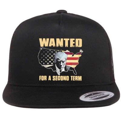 Donald J. Trump Wanted For Second Term Flatbill Hat
