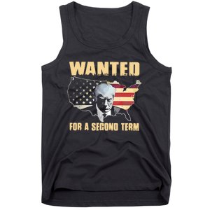 Donald J. Trump Wanted For Second Term Tank Top