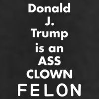 Donald J. Trump Is An Ass Clown Felon 7 Panel Mesh Trucker Snapback Hat