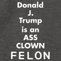 Donald J. Trump Is An Ass Clown Felon Vector Backpack