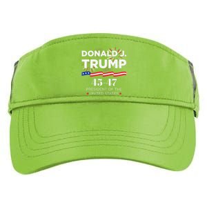 Donald J. Trump 45 47 President Inauguration Day 2025 Adult Drive Performance Visor