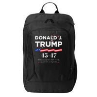 Donald J. Trump 45 47 President Inauguration Day 2025 City Backpack