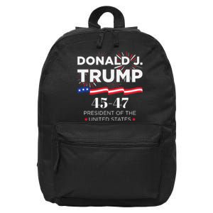 Donald J. Trump 45 47 President Inauguration Day 2025 16 in Basic Backpack