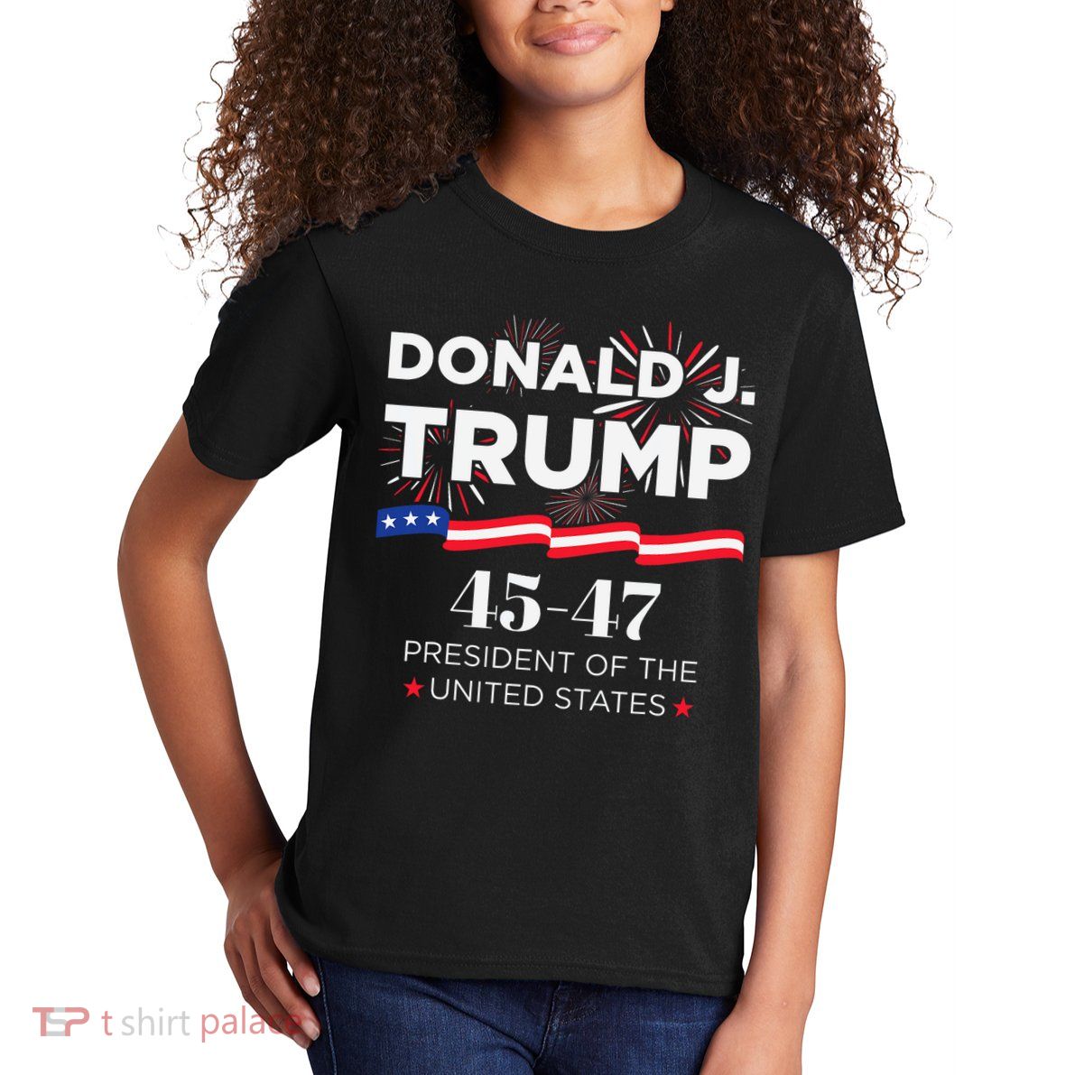 Donald J. Trump 45 47 President Inauguration Day 2025 Kids T-Shirt