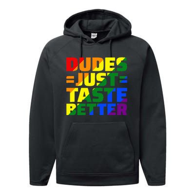 Dudes Just Taste Better Performance Fleece Hoodie