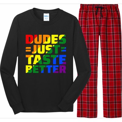 Dudes Just Taste Better Long Sleeve Pajama Set