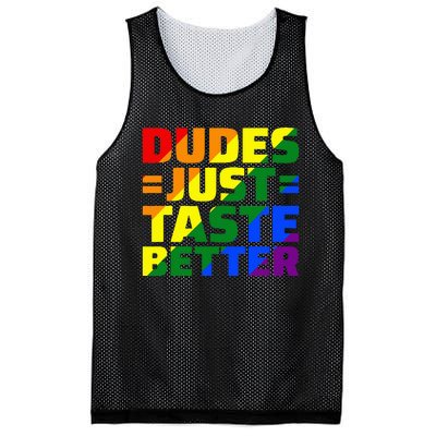 Dudes Just Taste Better Mesh Reversible Basketball Jersey Tank