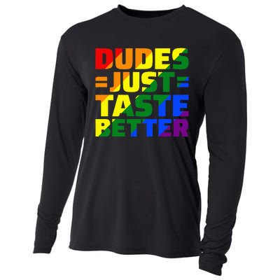 Dudes Just Taste Better Cooling Performance Long Sleeve Crew