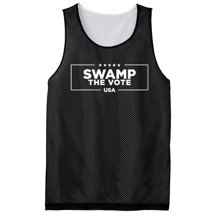 Donald J. Trump Swamp The Vote Usa 2024 Mesh Reversible Basketball Jersey Tank