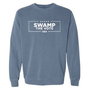 Donald J. Trump Swamp The Vote Usa 2024 Garment-Dyed Sweatshirt