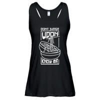 Dont Judge Udon Know Me Ladies Essential Flowy Tank