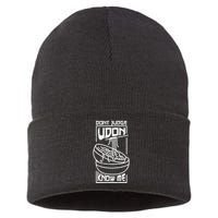 Dont Judge Udon Know Me Sustainable Knit Beanie
