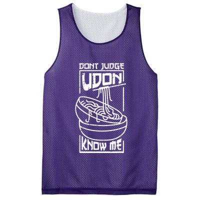 Dont Judge Udon Know Me Mesh Reversible Basketball Jersey Tank