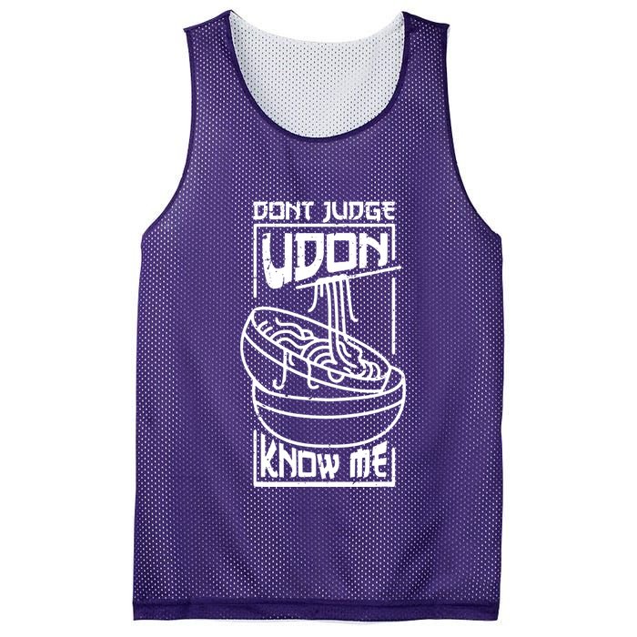 Dont Judge Udon Know Me Mesh Reversible Basketball Jersey Tank
