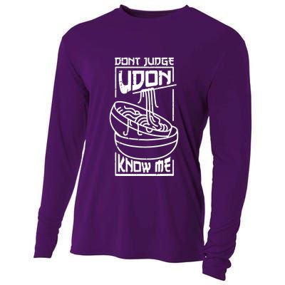 Dont Judge Udon Know Me Cooling Performance Long Sleeve Crew