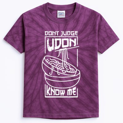 Dont Judge Udon Know Me Kids Tie-Dye T-Shirt