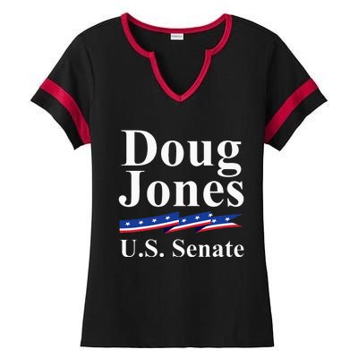 Doug Jones Us Senate Vote Democrat Ladies Halftime Notch Neck Tee