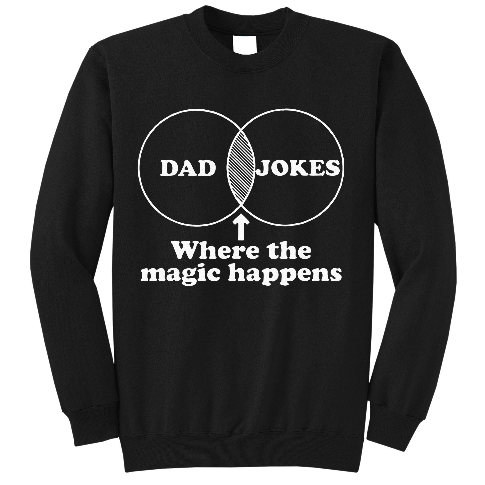 Dad Jokes Venn Diagram Sweatshirt