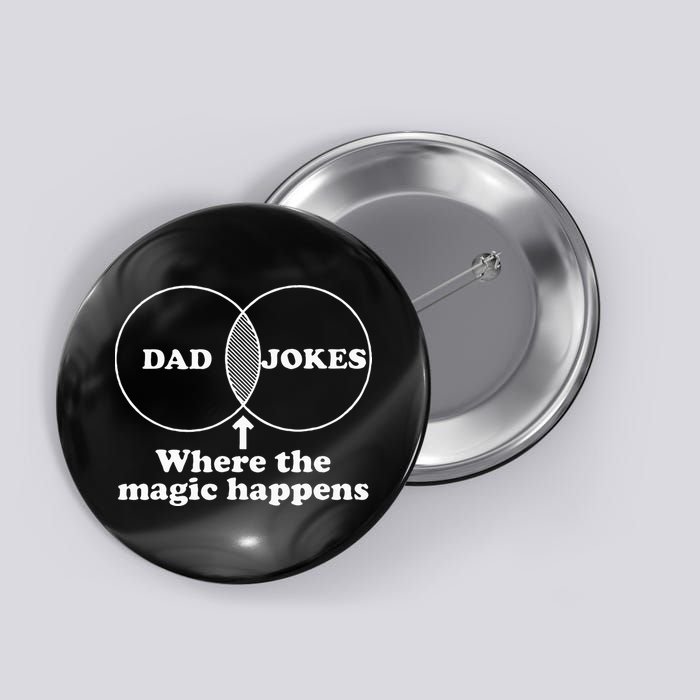 Dad Jokes Venn Diagram Button