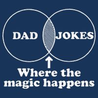 Dad Jokes Venn Diagram Infant Baby Jersey Bodysuit