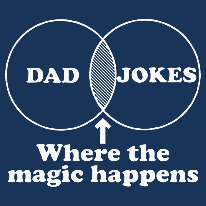 Dad Jokes Venn Diagram Infant Baby Jersey Bodysuit