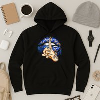 Don't Judge What You Don't Understand Autism Awareness Lips Hoodie
