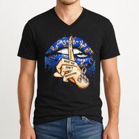 Don't Judge What You Don't Understand Autism Awareness Lips V-Neck T-Shirt