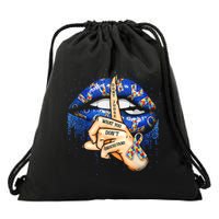 Don't Judge What You Don't Understand Autism Awareness Lips Drawstring Bag