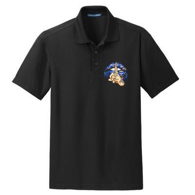 Don't Judge What You Don't Understand Autism Awareness Lips Dry Zone Grid Polo