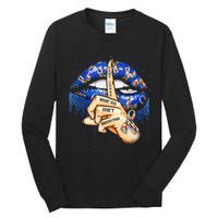 Don't Judge What You Don't Understand Autism Awareness Lips Tall Long Sleeve T-Shirt