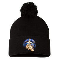 Don't Judge What You Don't Understand Autism Awareness Lips Pom Pom 12in Knit Beanie