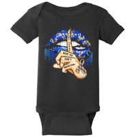 Don't Judge What You Don't Understand Autism Awareness Lips Baby Bodysuit