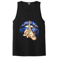 Don't Judge What You Don't Understand Autism Awareness Lips PosiCharge Competitor Tank