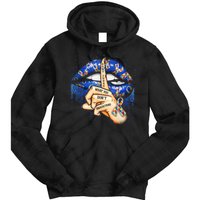 Don't Judge What You Don't Understand Autism Awareness Lips Tie Dye Hoodie