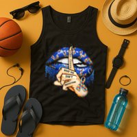 Don't Judge What You Don't Understand Autism Awareness Lips Tank Top
